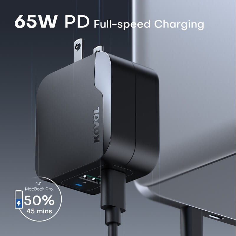 65w PD full speed charging