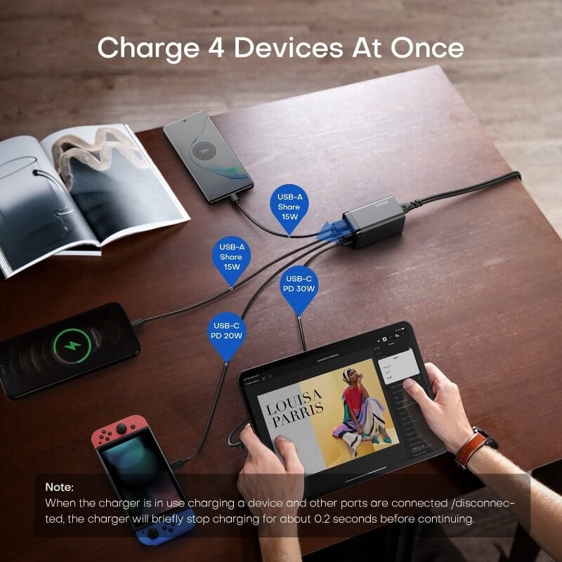 charge 4 devices at once