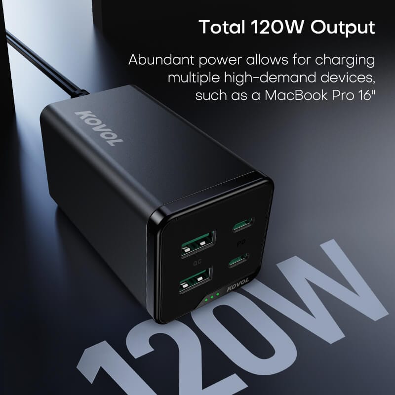abundant power allows for charging multiple high-demand devices